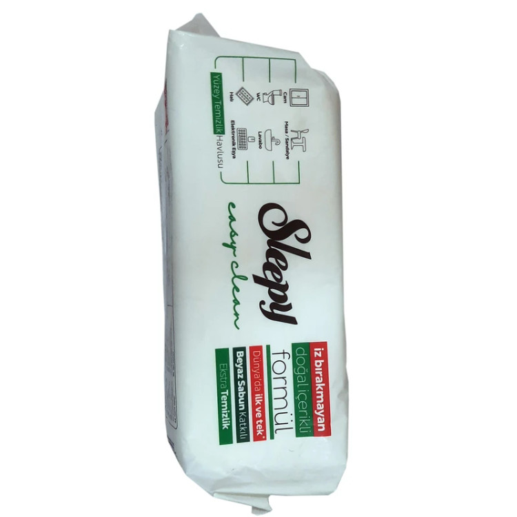 دستمال مرطوب همه کاره اسلیپی حاوی صابون سفید 100 عددی sleepy