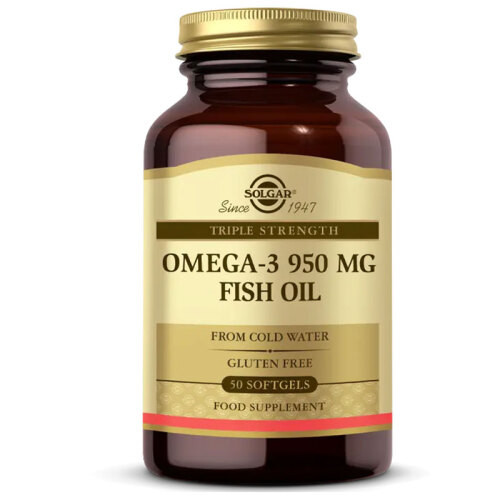 کپسول امگا 3 EPA & DHA OMEGA سولگار 950 میلی گرم 50 و100عددی