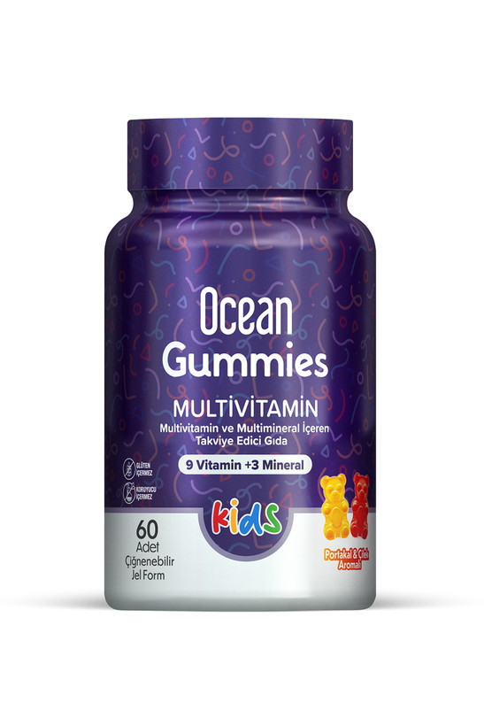 مولتی ویتامین کودکان ocean60+60 عددی( 120عددی)