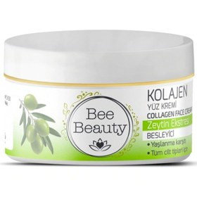 Bee Beautyکرم کلاژن صورت بیبیوتی حاوی عصاره زیتون– 50میل