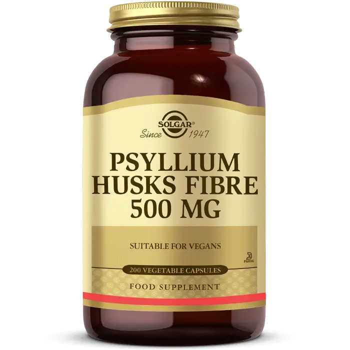 خرید کپسول پوسته پسیلیوم Psyllium Husks Fibre (درمان سریع یبوست) 200عددی سولگار