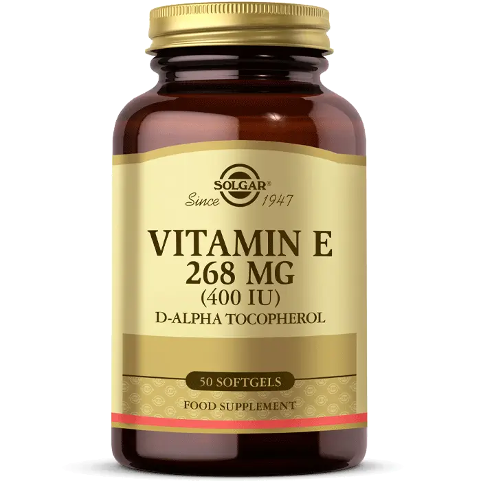 کپسول ویتامین ای Vitamin E سولگار 134میلی گرم 50 عدد