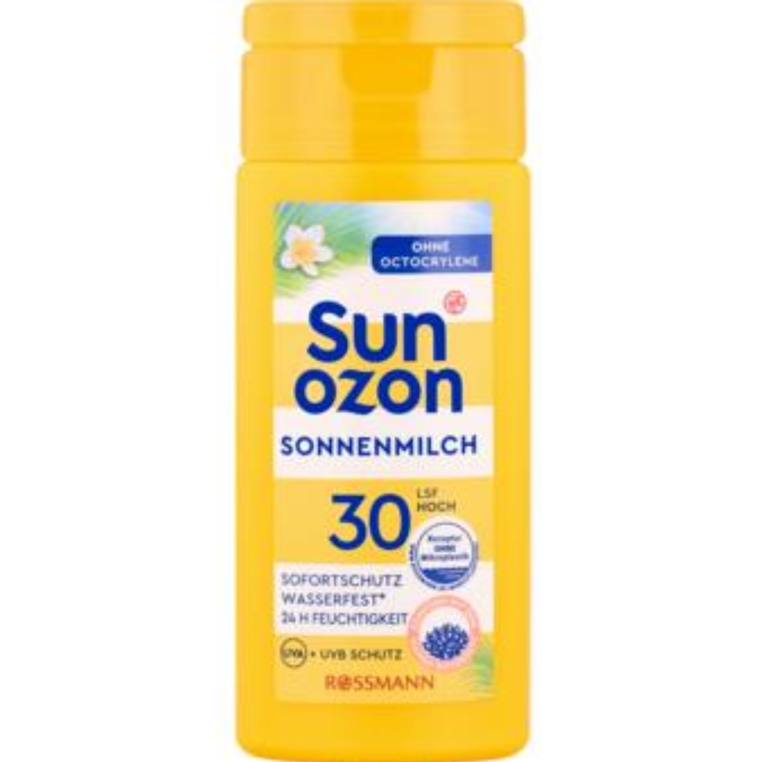 شیر ضد آفتابSunozon SPF  30، حجم ۵0میلی‌لیتر