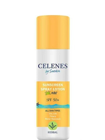 لوسیون اسپری ضدآفتاب کودک SPF 50 سلنس بای سوئیدن